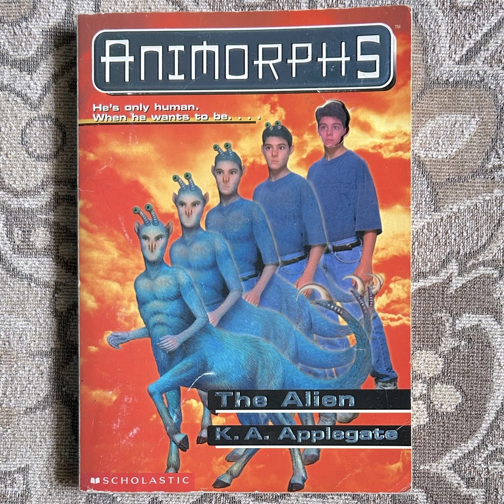4/$20 Animorphs Vintage Softcover Book - The Alien - By K. A. Applegate